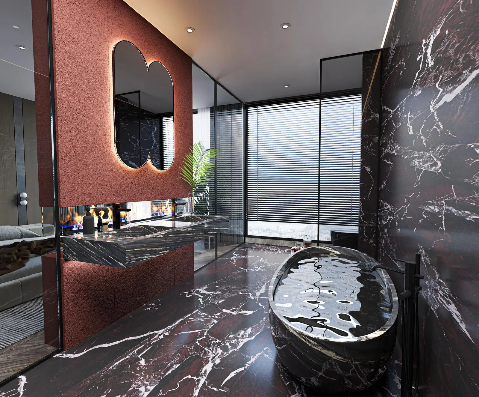 Modern banyo tasarımı